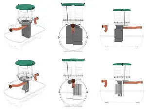 Септик Rostok Ground 4 с горловиной 600 мм 4